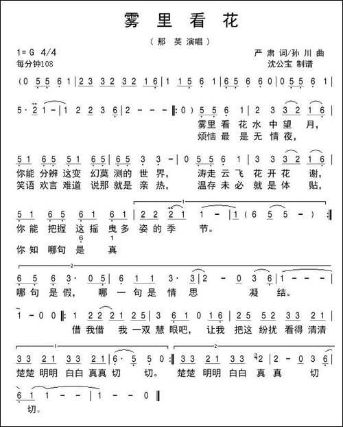 雾里看花