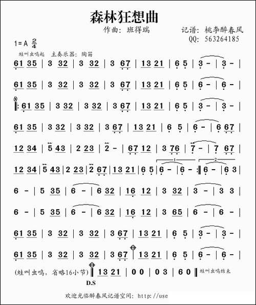 森林狂想曲-乐曲