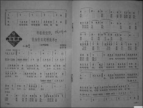 年轻的伙伴你为什么这样欢乐-青年歌曲