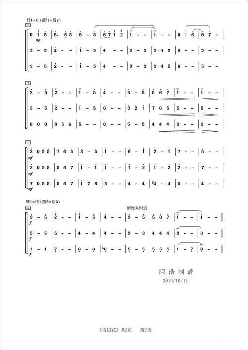 雪绒花-管乐合奏