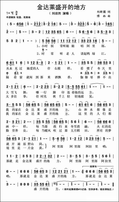 金达莱盛开的地方