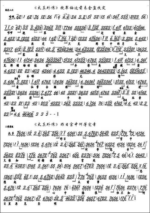 《太真外传》挽翠袖近前来金盆扶定-京剧《太真外传》选段