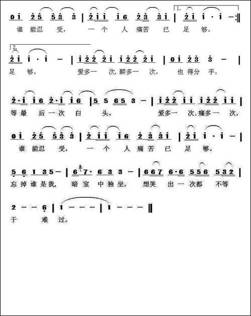 爱多一次痛多一次-粤语歌曲