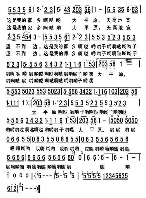 我的家乡大平原