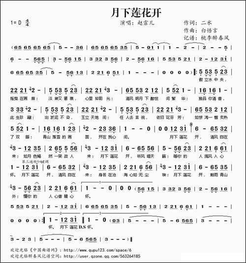 月下莲花开