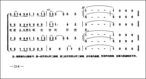北大荒人之歌-合唱