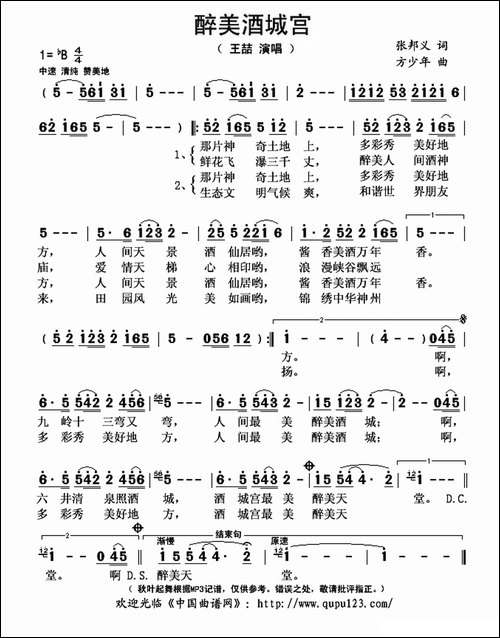醉美酒城宫