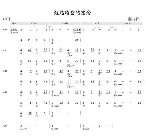 超越時空的思念-简和谱