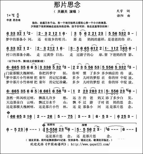 那片思念