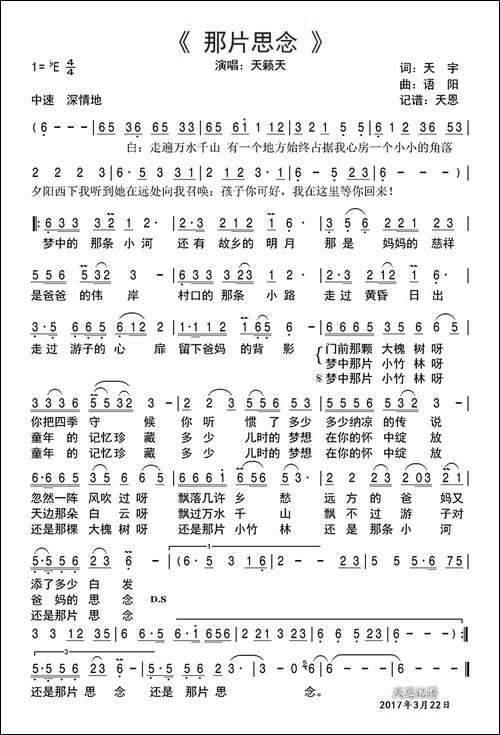 那片思念