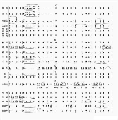 五星红旗-总谱