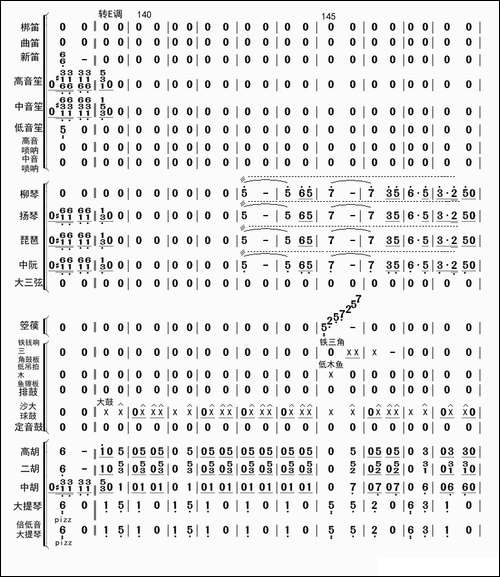 高山青-总谱