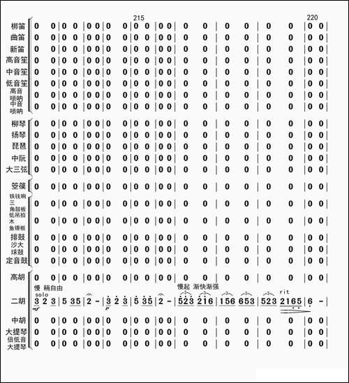 高山青-总谱