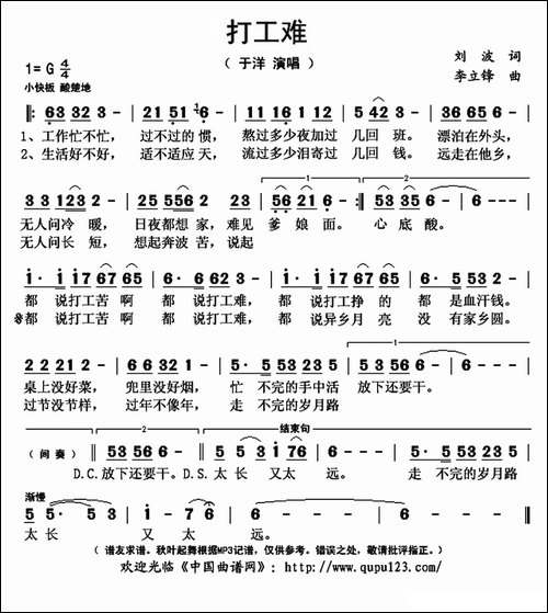 打工难