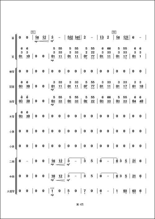 采茶灯-总谱