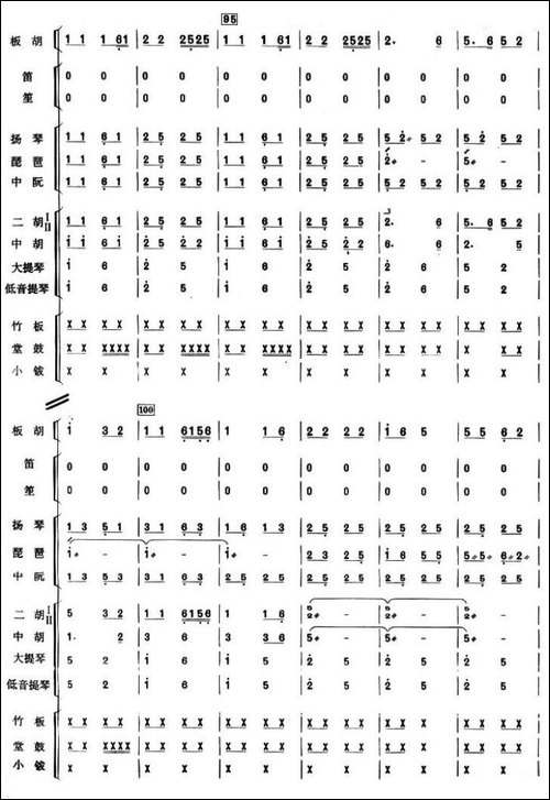 月牙五更-总谱