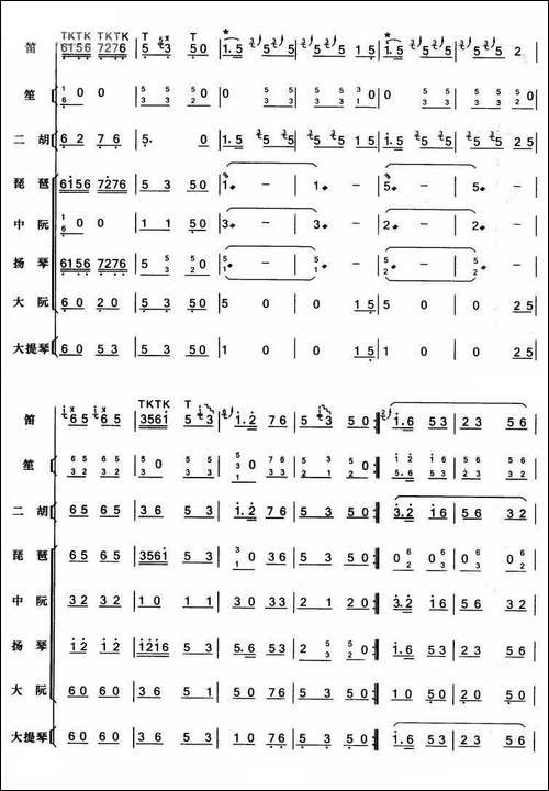 枣园春色-总谱