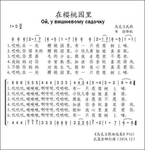 [乌克兰]-在樱桃园里-乌克兰