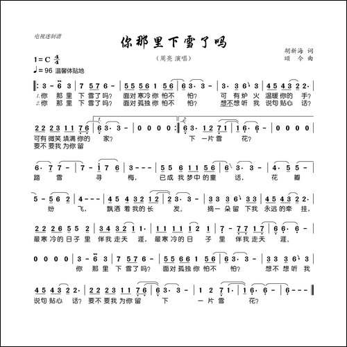 你那里下雪了吗
