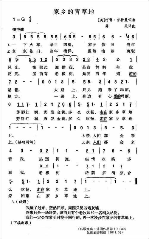 家乡的青草地-美