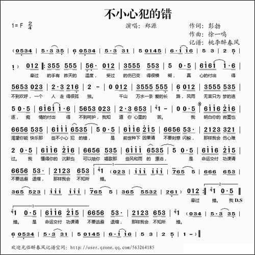 不小心犯的错