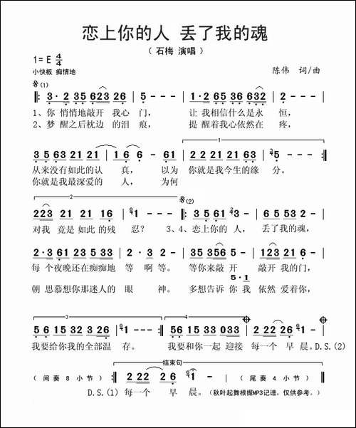 恋上你的人-丢了我的魂