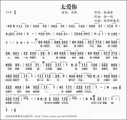 太爱你
