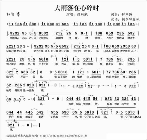 大雨落在心碎时