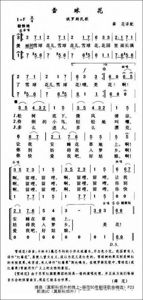 雪球花