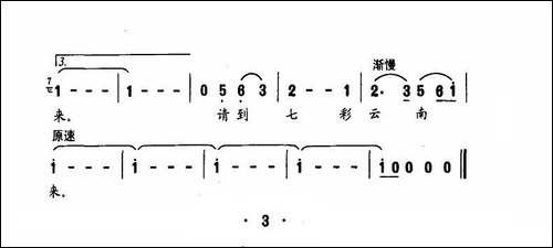 请到七彩云南来