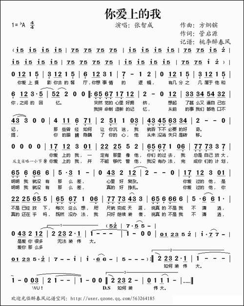 你爱上的我
