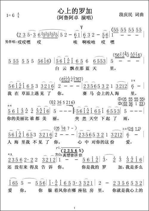 心上的罗加