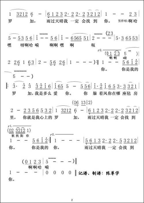 心上的罗加