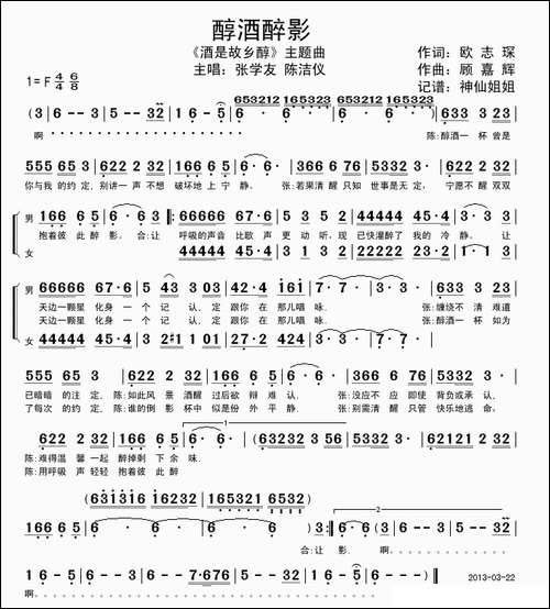 醇酒醉影--《酒是故乡醇》主题曲