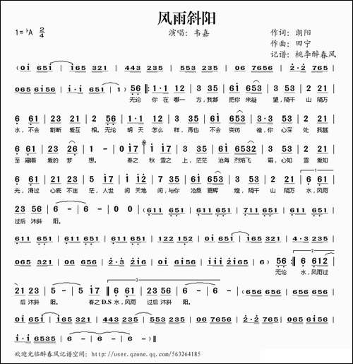 风雨斜阳