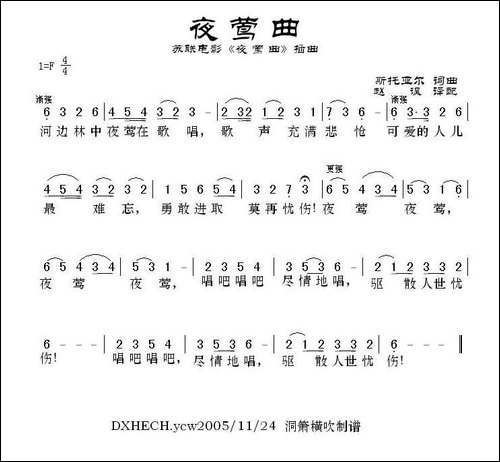 [前苏联]-夜莺曲-同名电影插曲