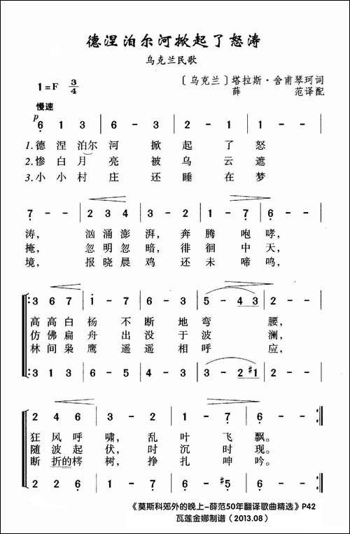 [乌克兰]-德聂泊尔河掀起了怒涛