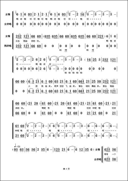 瑶族舞曲-石顺义词-刘铁山、茅沅曲