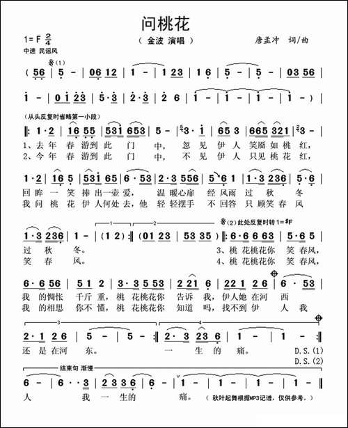 问桃花
