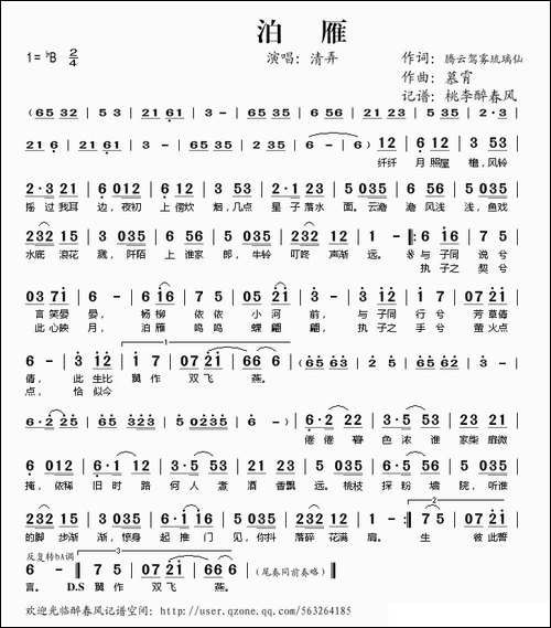 泊雁