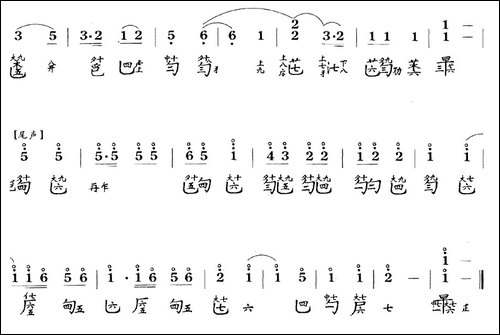 墨子悲丝-古琴谱-C调-简谱+减字谱-简谱|古筝古琴谱