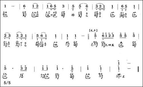 风云际会-古琴谱、简谱+减字谱-简谱|古筝古琴谱