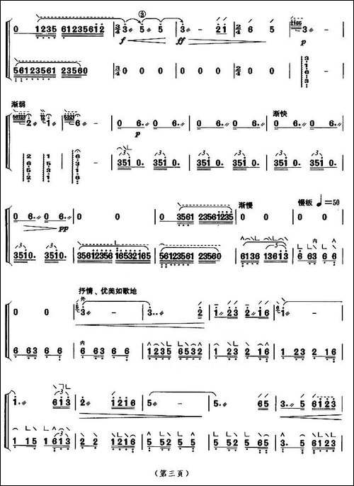 春到拉萨-【上海筝会】考级八级曲目-简谱|古筝古琴谱