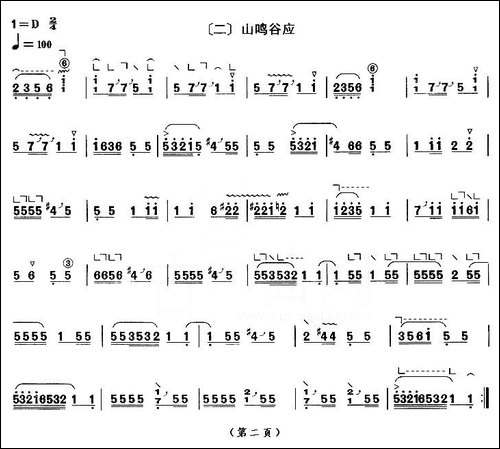 四段锦-【上海筝会】考级九级曲目-简谱|古筝古琴谱