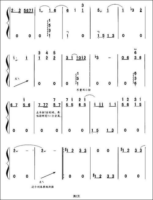 Show-me-your-love-简谱|古筝古琴谱