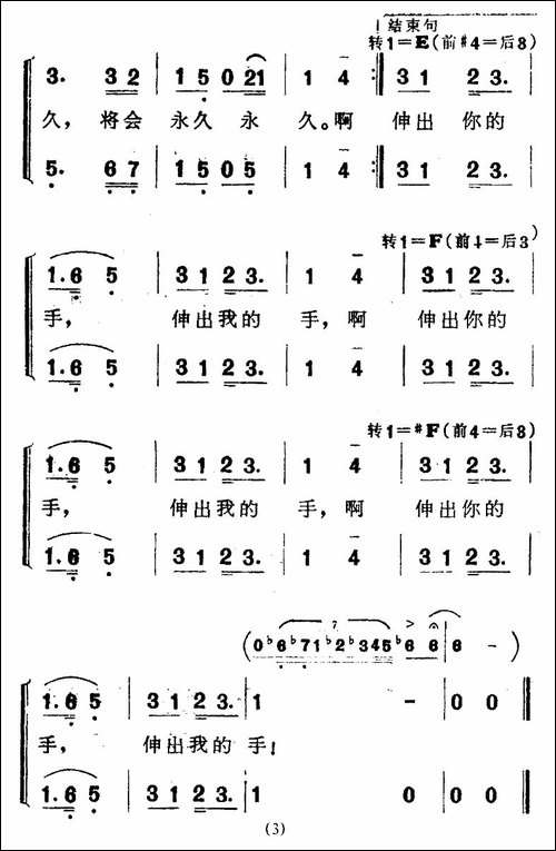 我们是朋友-向彤词-王祖皆曲-合唱曲谱