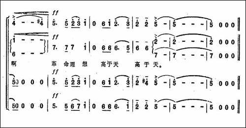 过雪山草地-大型音乐舞蹈史诗《东方红》歌曲集-合唱曲谱