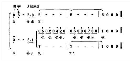 中国再出发-毛光正词-蔚鸫曲-合唱曲谱