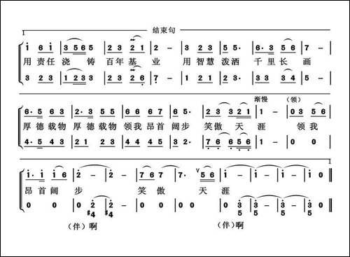 不变的信仰-陈启华词-朱秀清曲-合唱曲谱