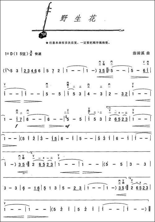 野生花-胡琴